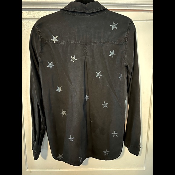 BELLA DAHL Front Pocket Star Button Down Shirt - Size S Like New Condition! - Picture 4 of 7